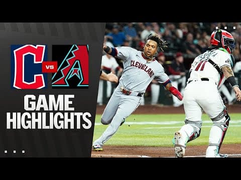 Guardians vs. D-backs Game Highlights (8/19/25) | MLB Highlights