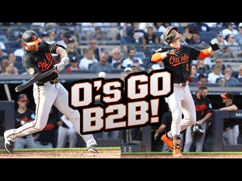 Jordan Westburg and Gunnar Henderson play spoiler and belt back-to-back homers vs. the Yankees! đź‘€