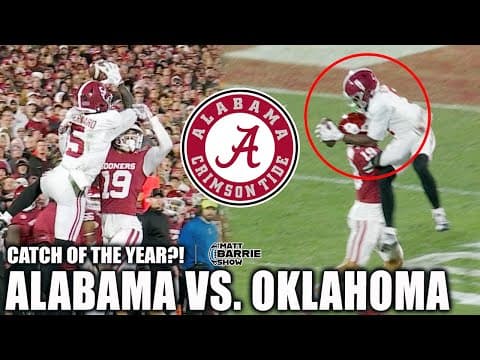 Alabama’s Germie Bernard STUNS with CATCH OF THE YEAR candidate! | The Matt Barrie Show