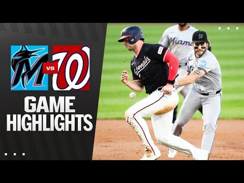 Marlins vs. Nationals Game Highlights (9/2/25) | MLB Highlights