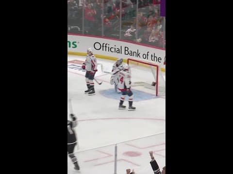 Jesper Bratt with a Short Goal vs. Washington Capitals