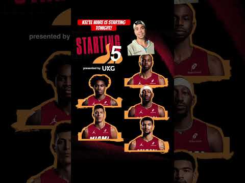 Kel’el Ware is STARTING tonight!!! Let’s Gooooo!!!! #nba #fyp #shorts