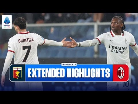 Genoa vs. AC Milan: Extended Highlights | Serie A | CBS Sports Golazo