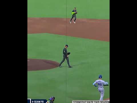 Shane Baz makes the grab FROM THE MOUND! 😌