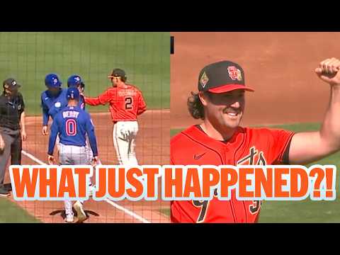 Cubs hit into WILD triple play 😱