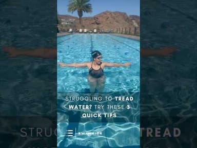3 Quick Tips to Tread Water Higher! 😎 #swimming #exercise #treading