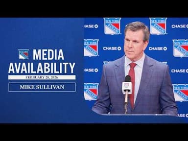 NYR vs PIT: Mike Sullivan Pregame Media Availability | Feb. 28, 2026