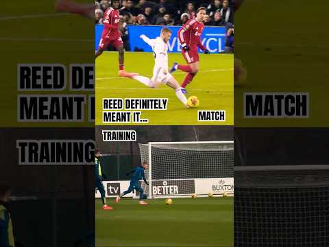Harrison Reed had been practicing in training before THAT goal aganst Liverpool… 🎯🥶