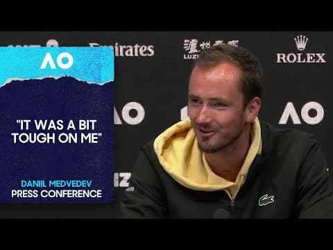 Daniil Medvedev Press Conference | Australian Open 2026 Second Round