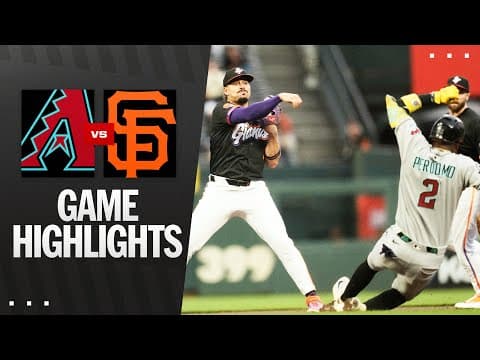 D-backs vs. Giants Game Highlights (9/9/25) | MLB Highlights