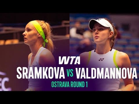 Rebecca Sramkova vs. Vendula Valdmannova | 2026 Ostrava Round 1 | WTA Match Highlights