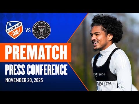 Prematch Press Conference | Midfielder Evander | 11/20/25