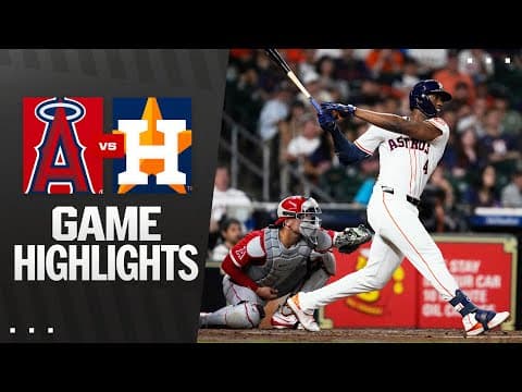 Angels vs. Astros Game Highlights (8/30/25) | MLB Highlights
