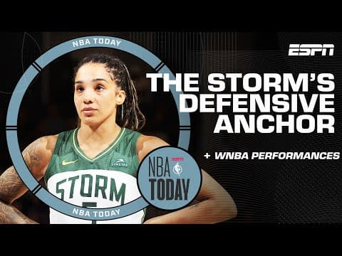 Gabby Williams feels like she LEARNED how to play basketball from Sue Bird 👀 I NBA Today