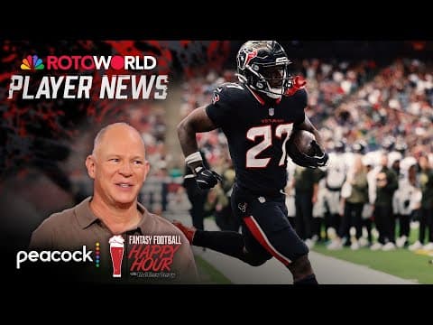Who can fill void for Texans if Woody Marks is out? | Fantasy Football Happy Hour | NFL on NBC
