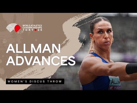 Allman cruises through qualifications with 66.07m | World Athletics Championships 25