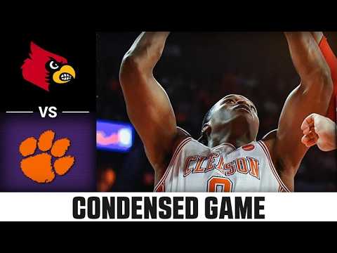 Louisville vs. Clemson Condensed Game | 2025-26 ACC Men's Basketball