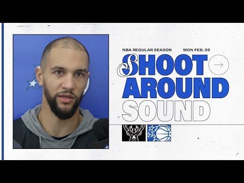 SHOOTAROUND SOUND:MILWAUKEE BUCKS VS. ORLANDO MAGIC | COACH MOSE & JALEN SUGGS