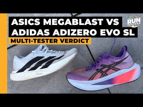 Asics Megablast vs Adidas Adizero Evo SL: Two of the best shoes of 2025 compared