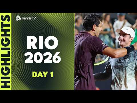 Fonseca Plays Doubles; Tabilo, Lajovic Feature | Rio 2026 Day 1 Highlights