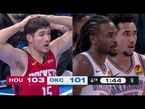 Final 3:02 INTENSE ENDING Rockets at Thunder | February 7, 2026