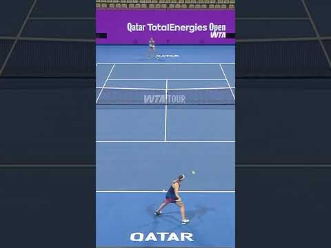 Simply too good👌 #QinwenZheng #QatarTotalEnergiesOpen #WTA
