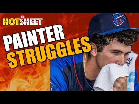 Andrew Painter struggles, Marlins pitching prospects, Transfer Portal tampering! | Hot Sheet