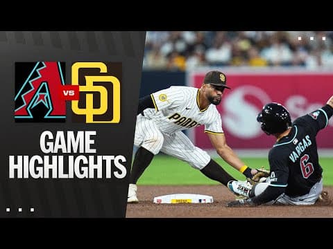 D-backs vs. Padres Game Highlights (9/27/25) | MLB Highlights