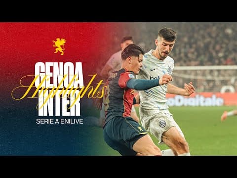 HL | GENOA 1-2 INTER | SERIE A ENILIVE 25/26