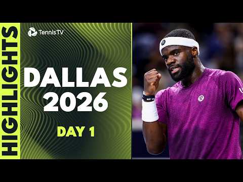 Tiafoe & Davidovich Fokina Feature; Shelton vs Dimitrov In Doubles | Dallas 2026 Day 1 Highlights