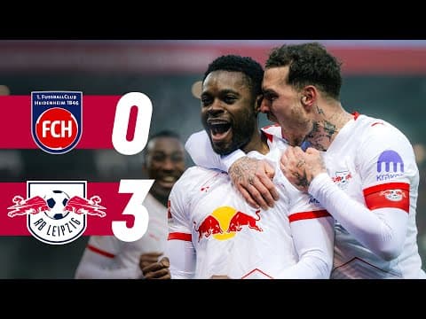 3 Goals in 8 Minutes & Henrichs Comeback | FC Heidenheim - RB Leipzig | Bundesliga Highlights