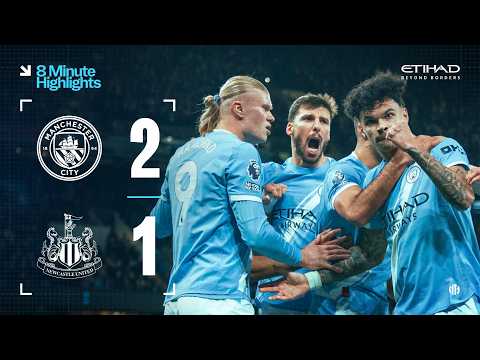 Extended Highlights | Man City 2-1 Newcastle | Huge win at home for the Blues!