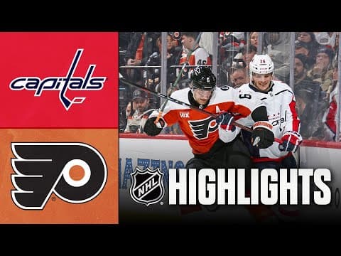 Capitals vs. Flyers | NHL Highlights | February 03, 2026