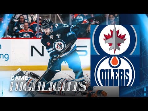 Winnipeg Jets vs. Edmonton Oilers - Game Highlights