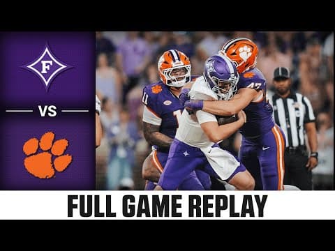 Furman vs. Clemson Full Game Replay | 2025 ACC Football