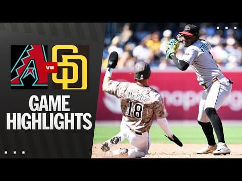 D-backs vs. Padres Game Highlights (9/28/25) | MLB Highlights