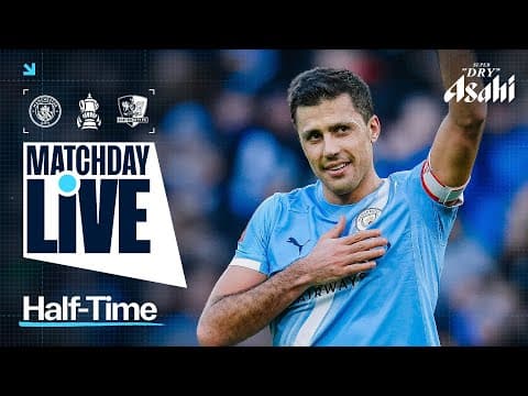 MATCHDAY LIVE! ALLEYNE, RODRI AND AKE GIVE CITY A HALF-TIME LEAD! Man City 4-0 Exeter City | FA Cup