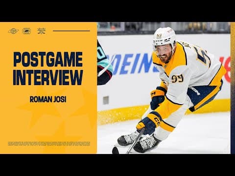 Roman Josi: Postgame Interview - Jan. 1