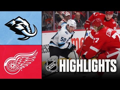 Mammoth vs. Red Wings | NHL Highlights | December 17, 2025