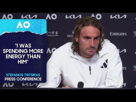 Stefanos Tsitsipas Press Conference | Australian Open 2026 First Round