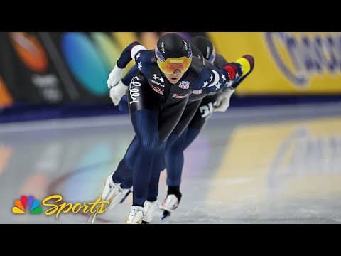 Team USA DEMOLISHES women's team pursuit American record at Salt Lake City World Cup | NBC Sports
