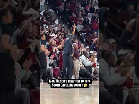 A'ja Wilson's reaction đ