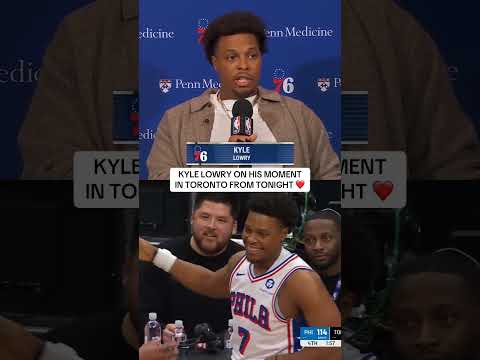 What a moment for Kyle Lowry ๐ฅน