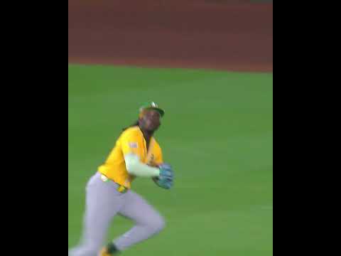 Lawrence Butler robs Jose Altuve of extra bases with this diving catch ๐ฎ