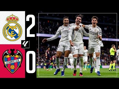 HIGHLIGHTS | Real Madrid 2-0 Levante | LaLiga