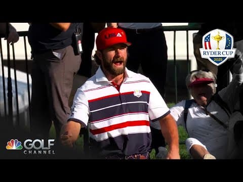 Cameron Young seals 'FULL CIRCLE' moment at Ryder Cup with singles win vs. Rose | Golf Channel