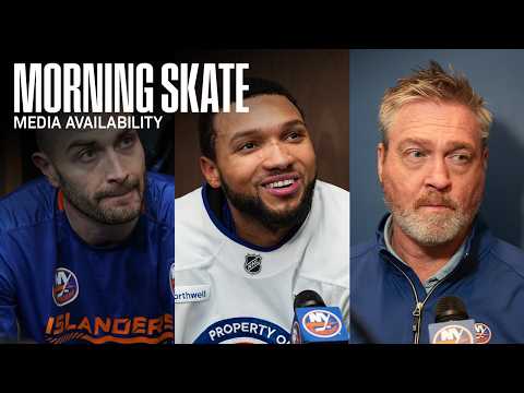 New York Islanders Morning Skate Availability | NYI vs NJD