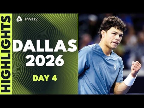 Shelton, Paul & Shapovalov In Action | Dallas 2026 Highlights Day 4