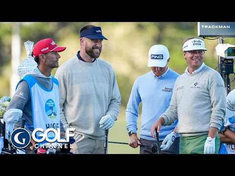 Golfing in style: Travis Kelce, Keith Mitchell break out cashmere at Pebble Beach | Golf Channel
