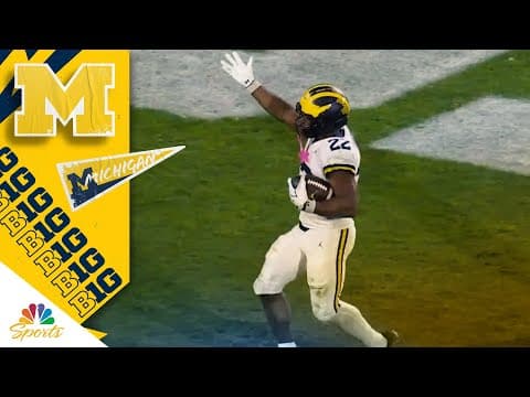 Justice Haynes' touchdown extends Michigan's lead vs. Michigan State | Big Ten on NBC